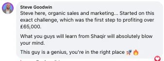 Comment from one of Shaqir's students